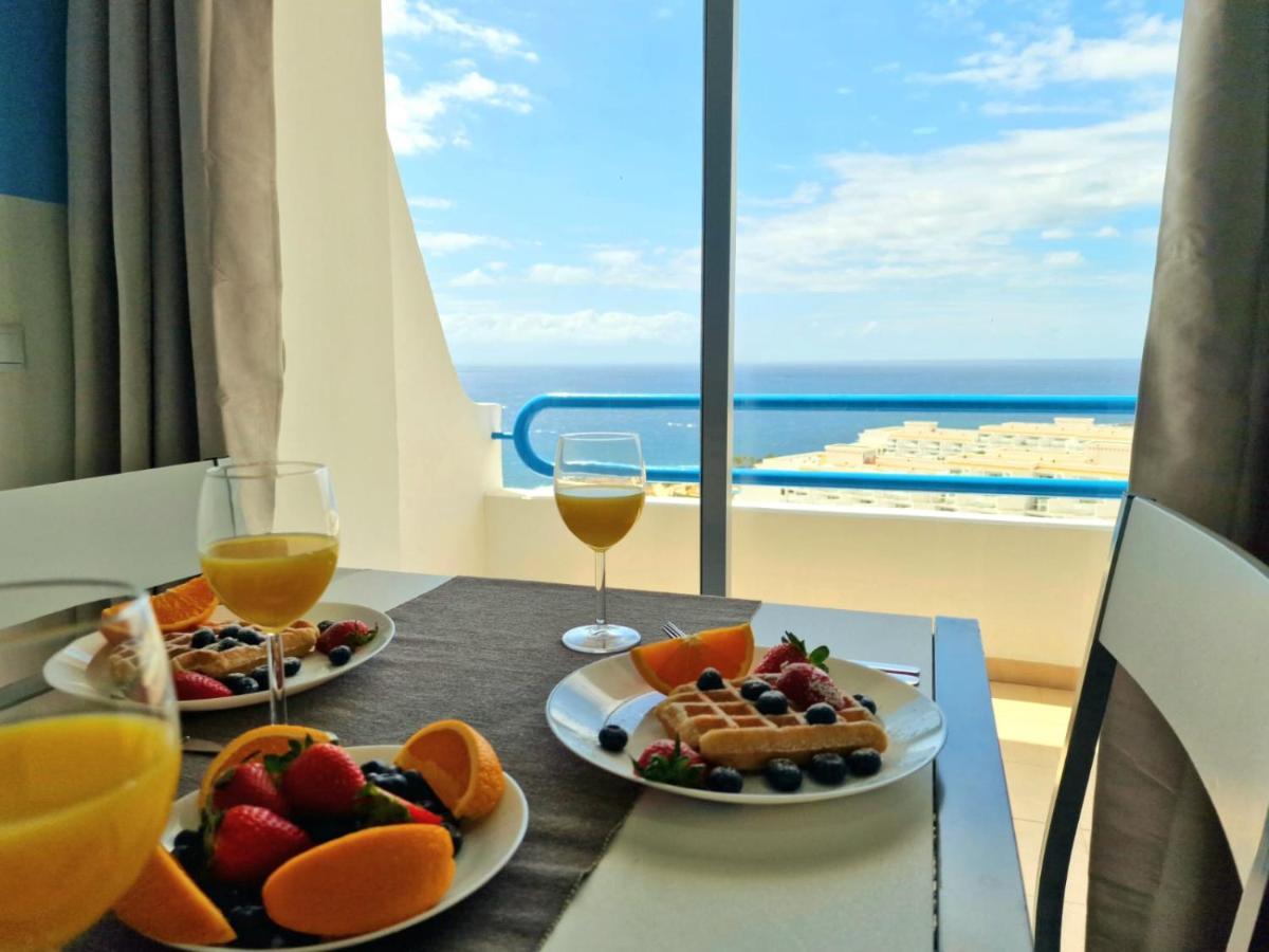 Lovely Blue Studio With Ocean View And Pool, Paraiso 918 Costa Adeje  Exterior foto